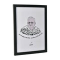 Gulzar Art Print A4 Size (Framed)
