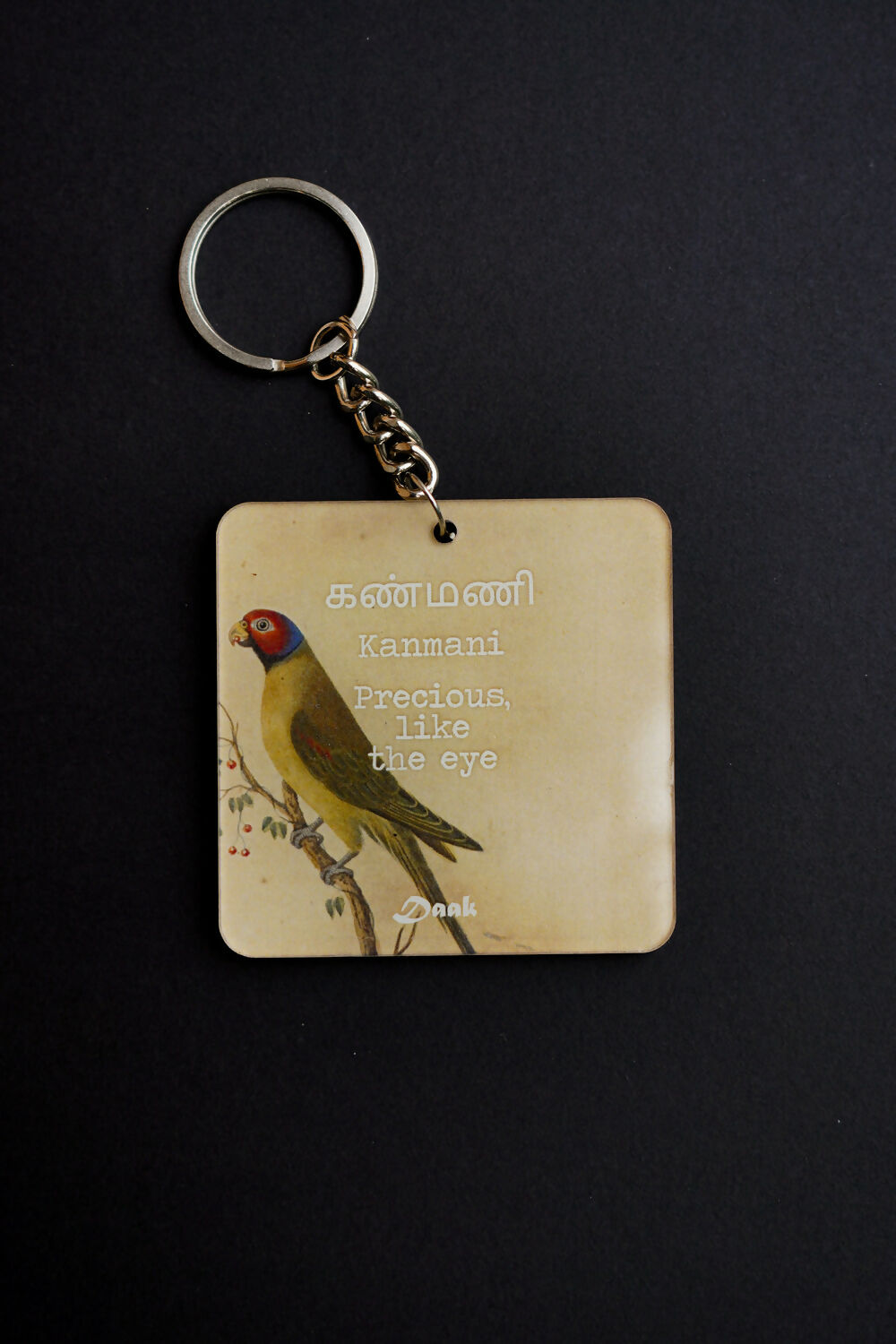 Kanmani (Precious, like the eye)-Daak Keychain
