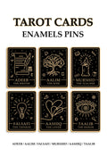 Tarot Cards Enamel Pins Combo Set