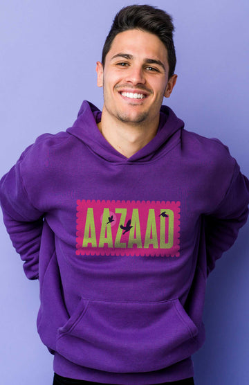 Men/Women Printed Hooded Sweatshirt: Azaad