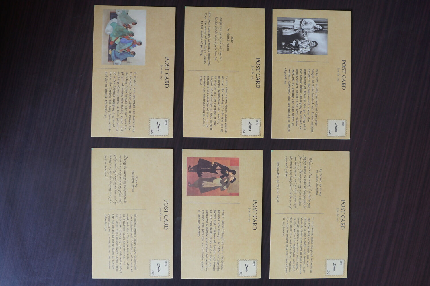 Postcard Set On Friendship