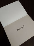 I Miss You! - Greeting card