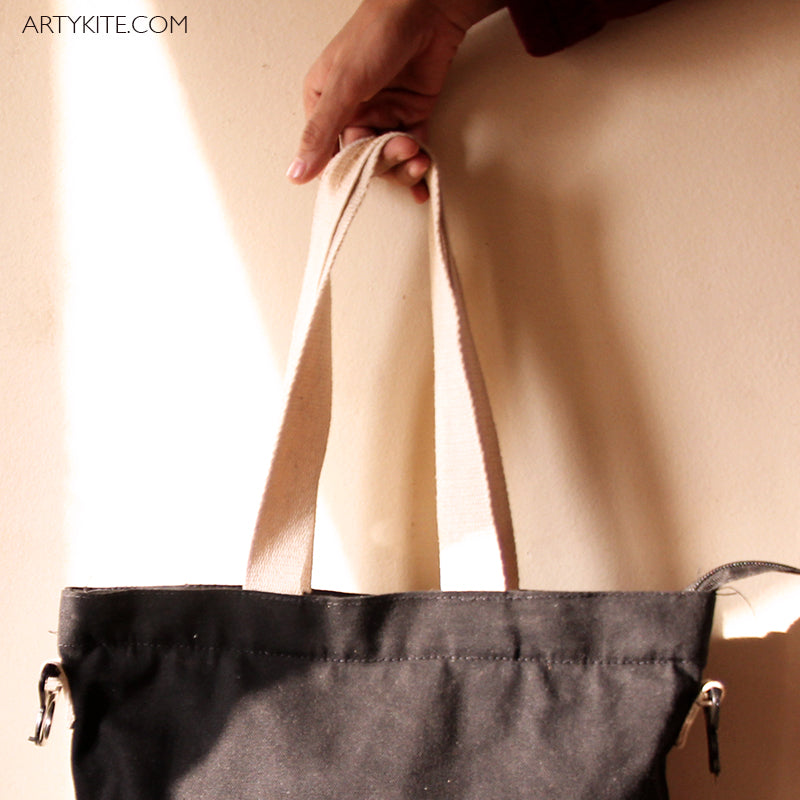 Rekhta Bekhudi Tote Bag  100% Cotton Canvas Bags for Men & Women