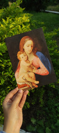 Our Lady with Baby Jesus-Daak Christmas Greeting Card