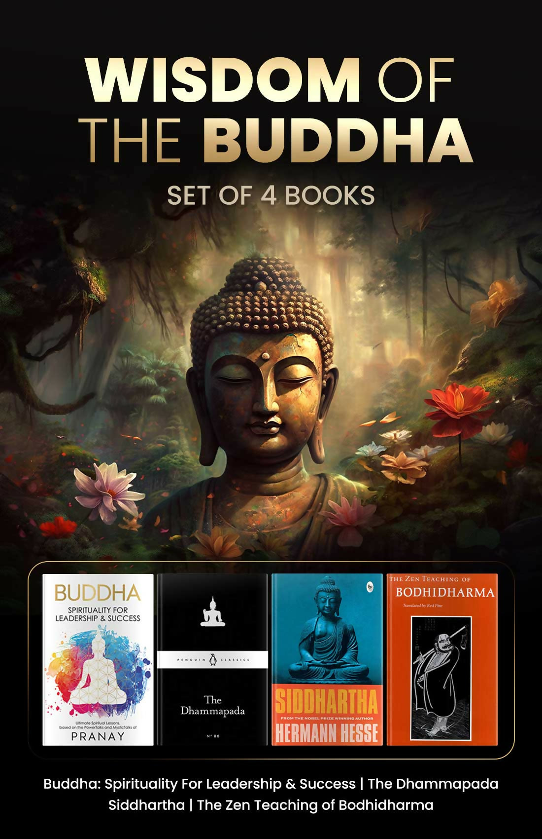 Wisdom of the Buddha Book Combo Set