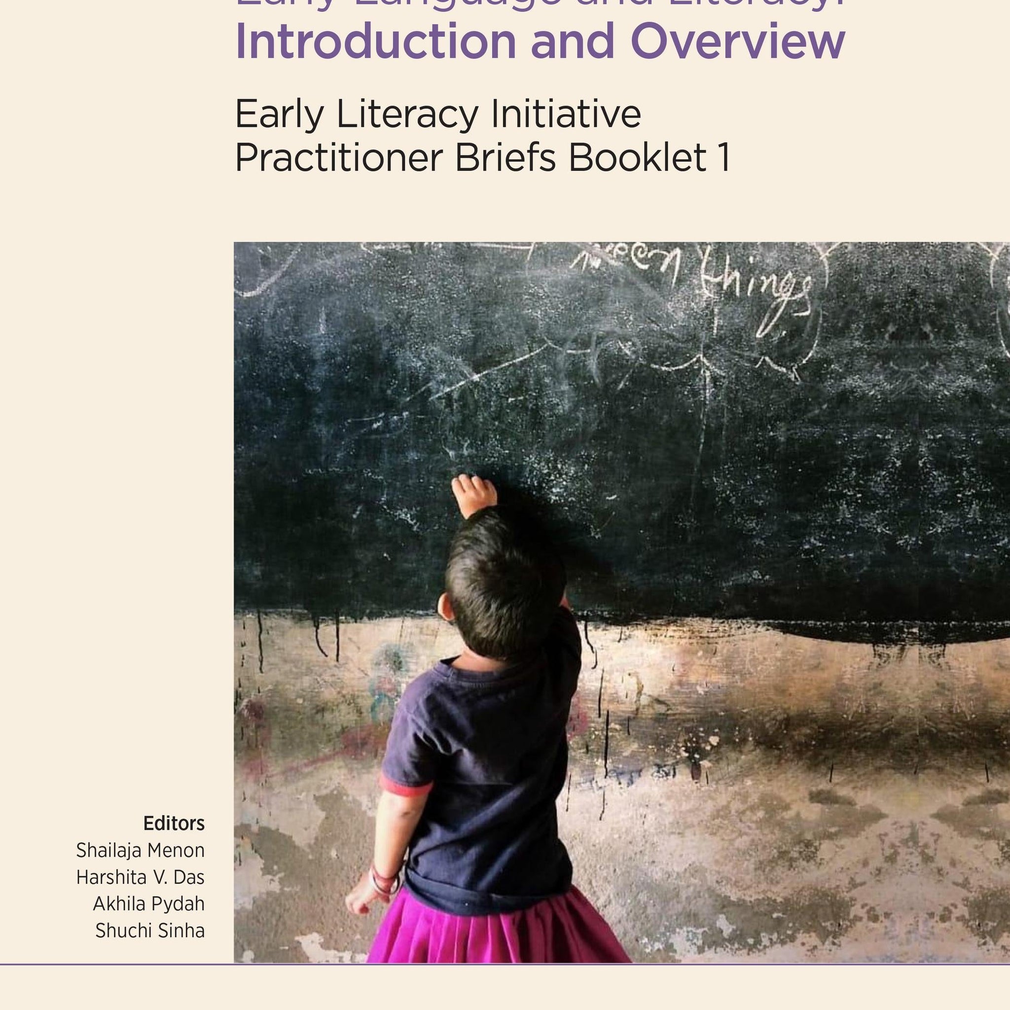 Early Language and Literacy : Introduction and Overview (Booklet 1)