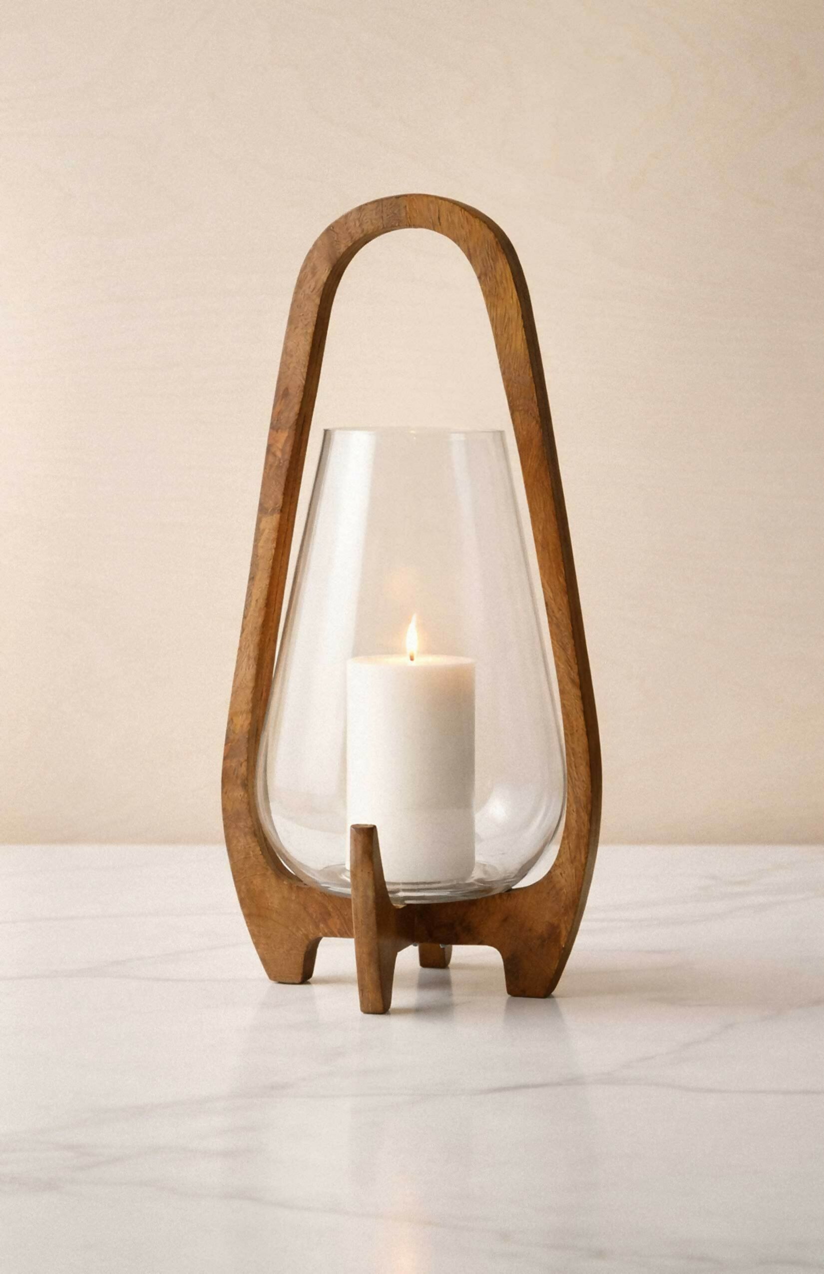 Maazi Wooden Lantern