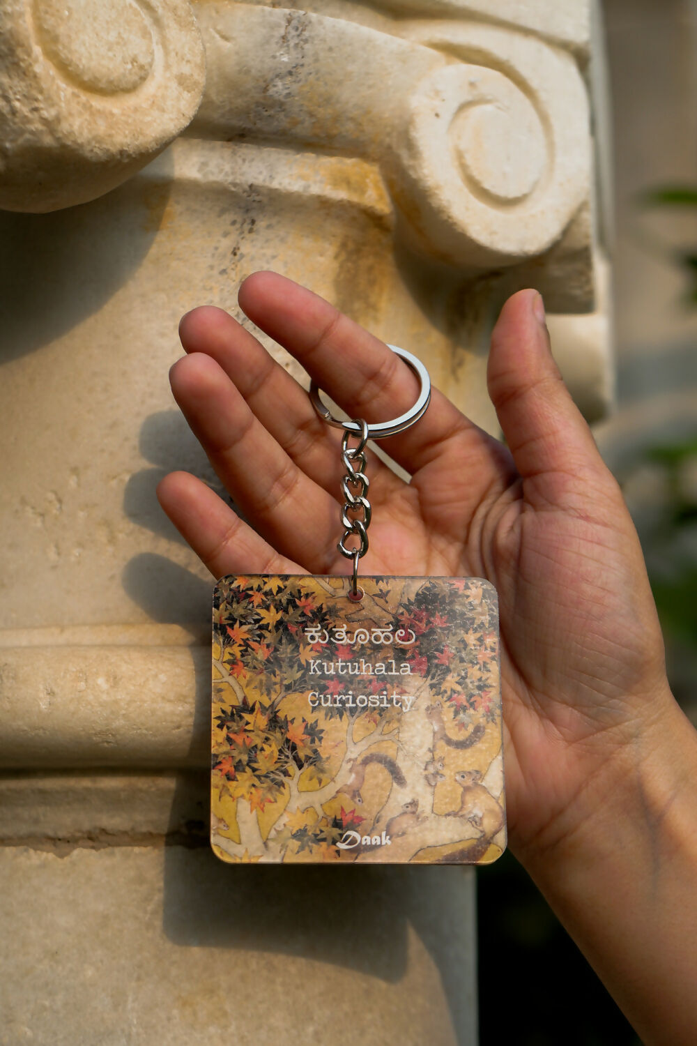 Kutuhala (Curiosity)-Daak Keychain