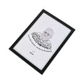 Gulzar Art Print A4 Size (Framed)