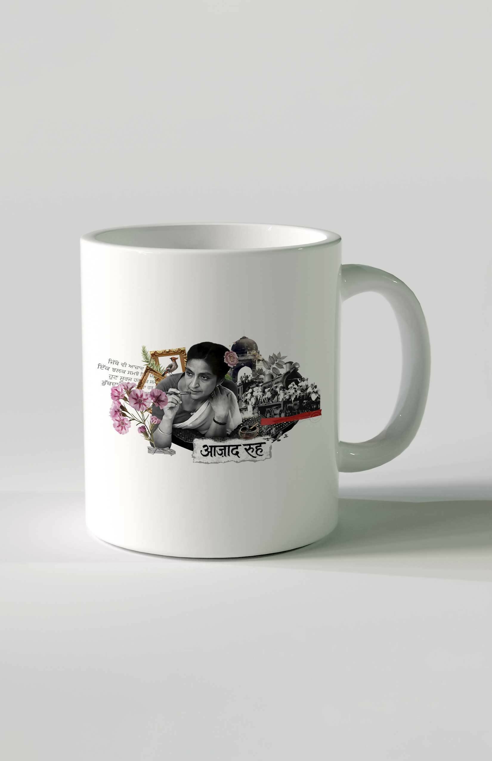 Amrita Pritam Shayar Portrait- Ceramic Mug