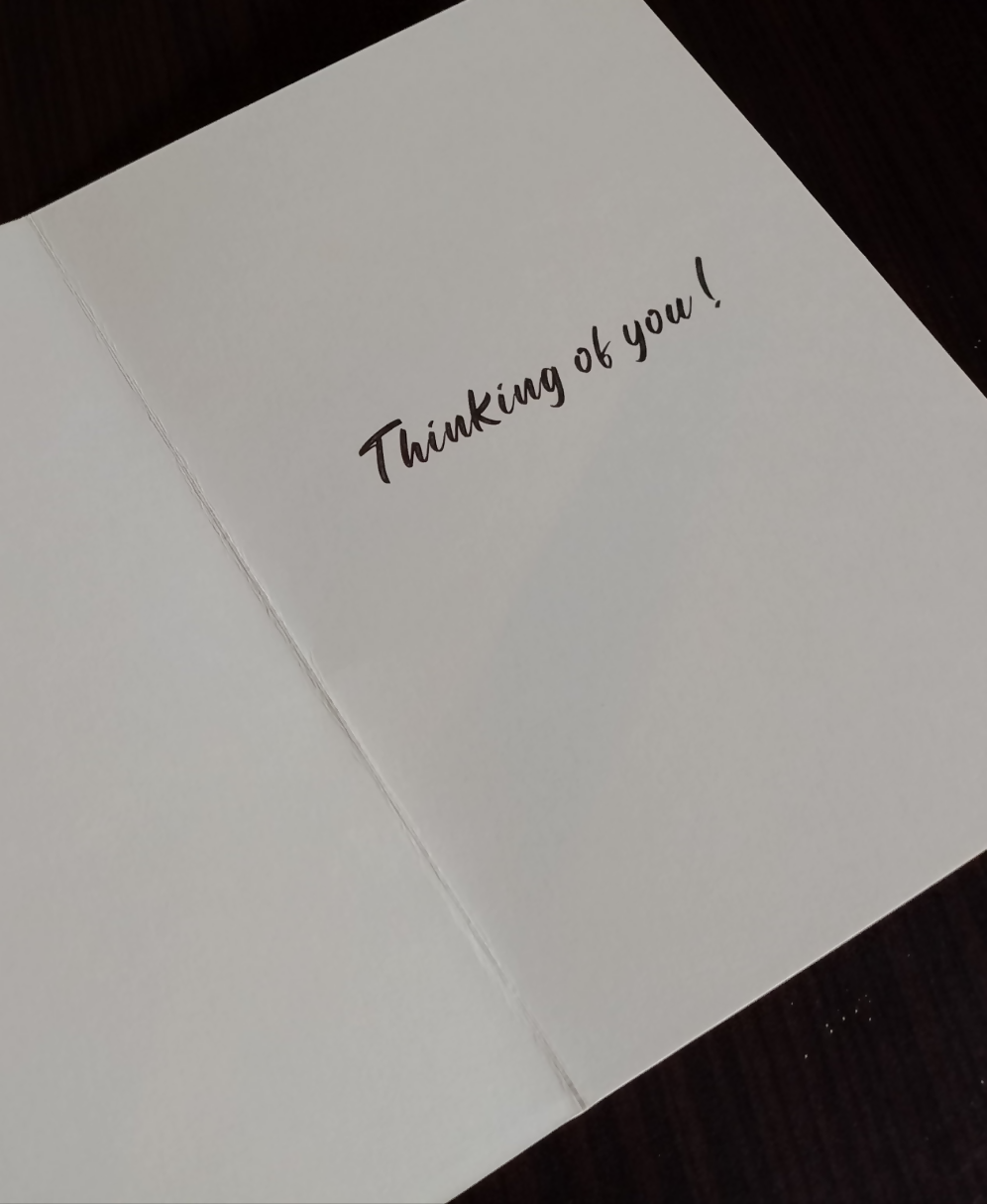 Thinking of You!- Greeting card