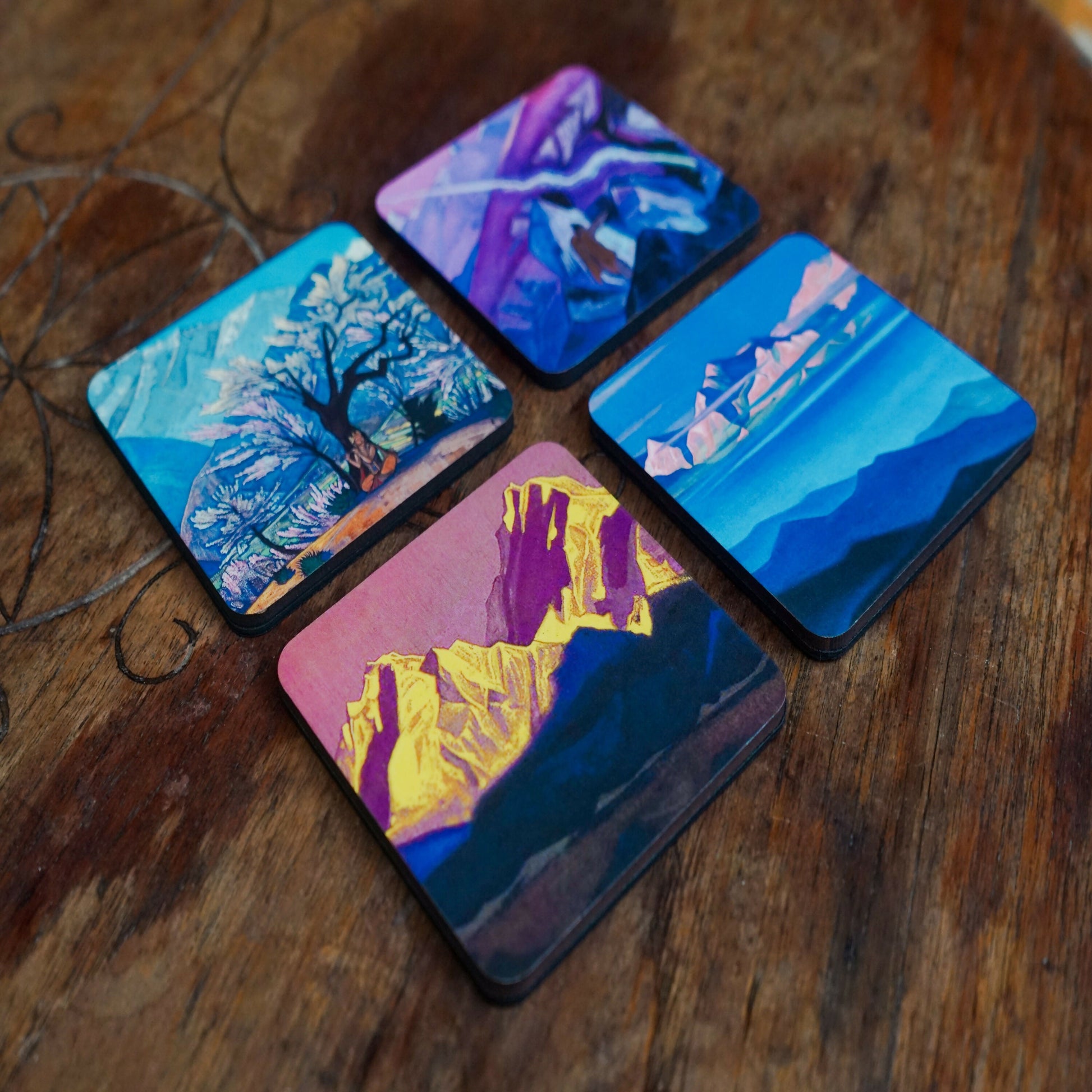 Nicholas Roerich - Daak Coaster set of 4