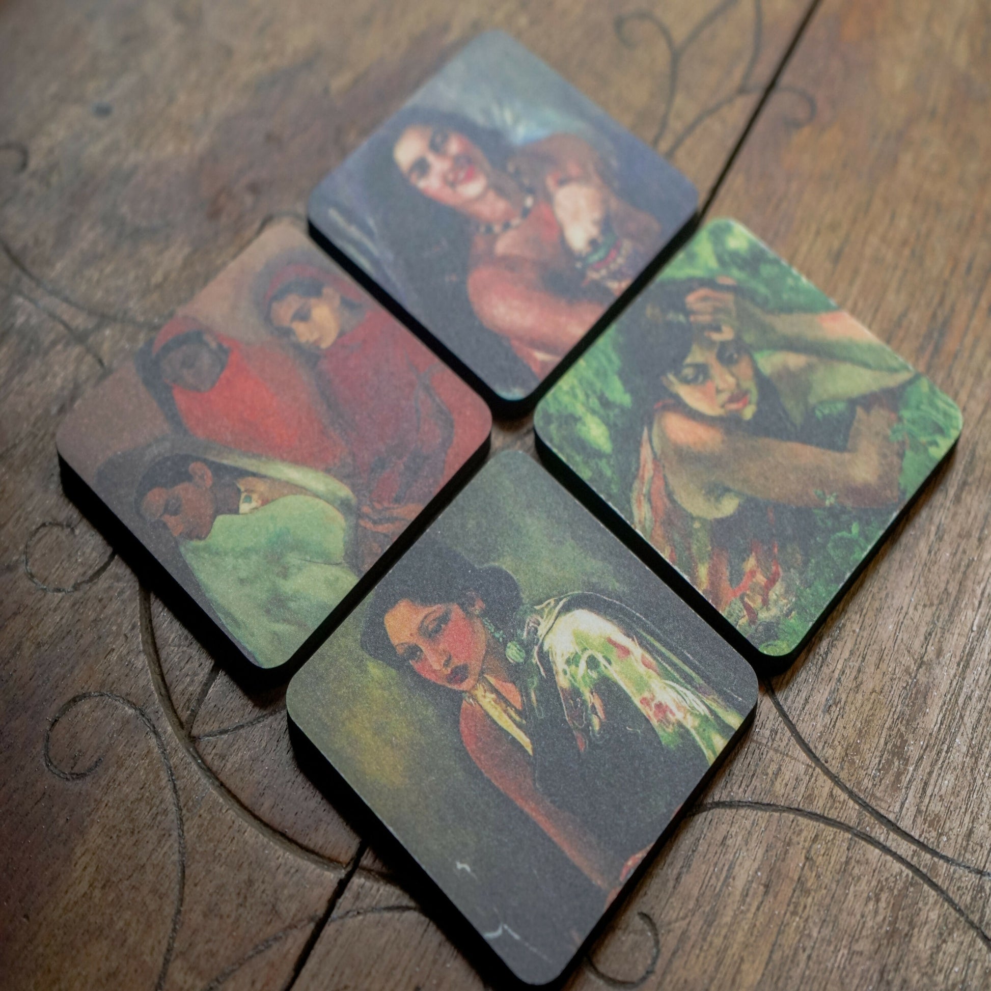 The Amrita Shergil - Daak Coaster set of 4