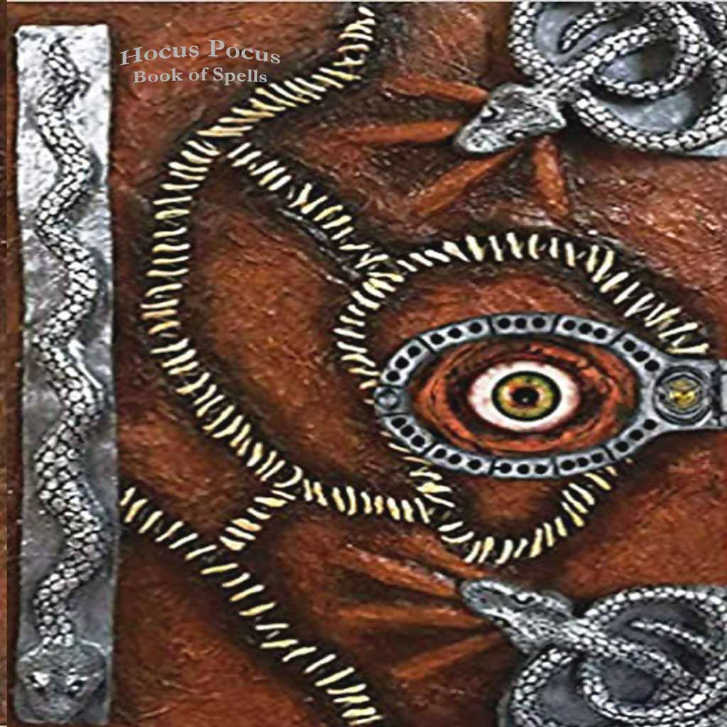 Hocus Pocus Book of Spells Notebook Dotted Pages With Mandala 6x9 120 Pages