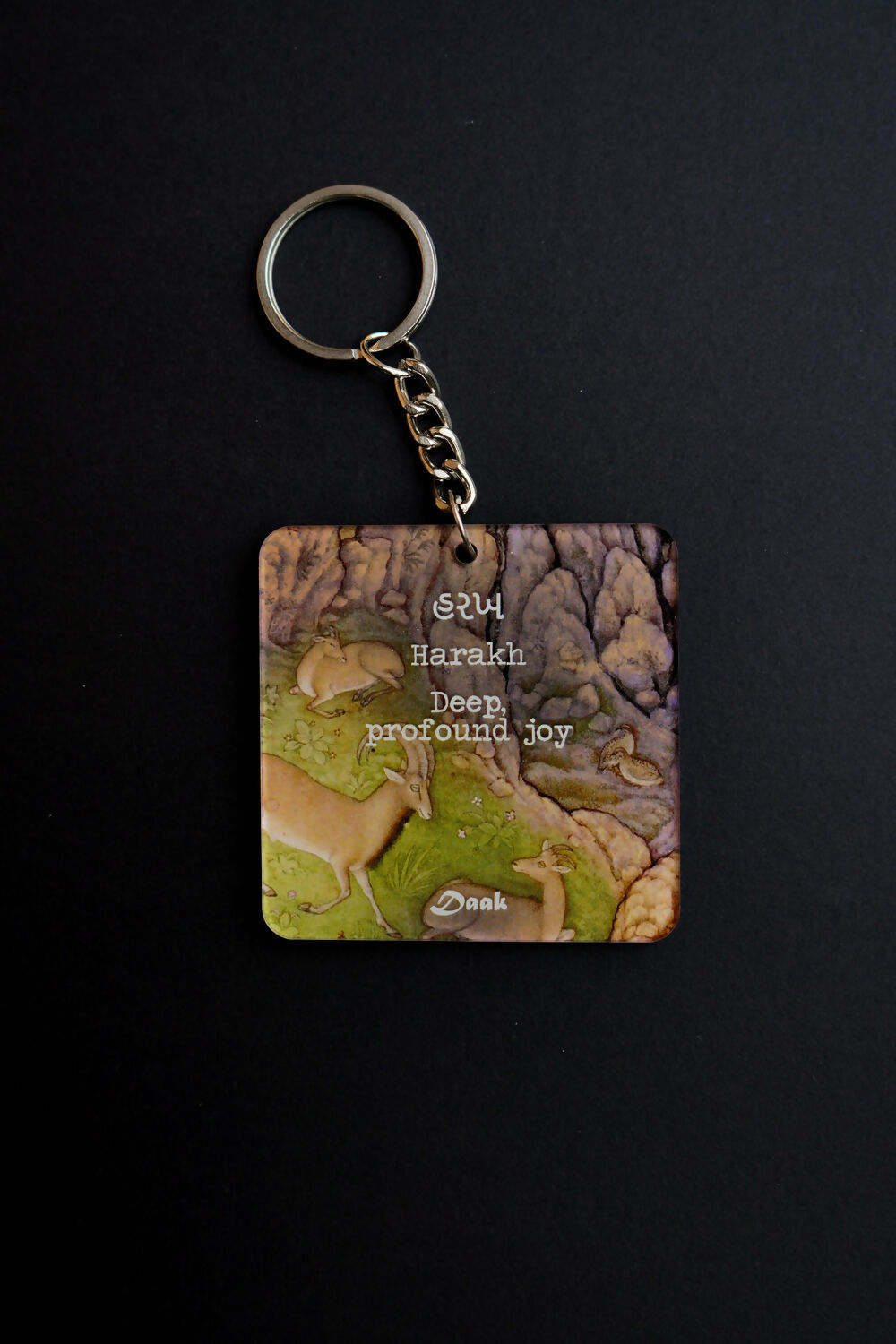 Harakh (Deep, Profound Joy)-Daak Keychain