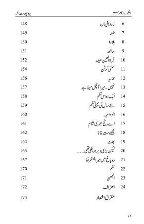 Intizar ka Mausam Urdu