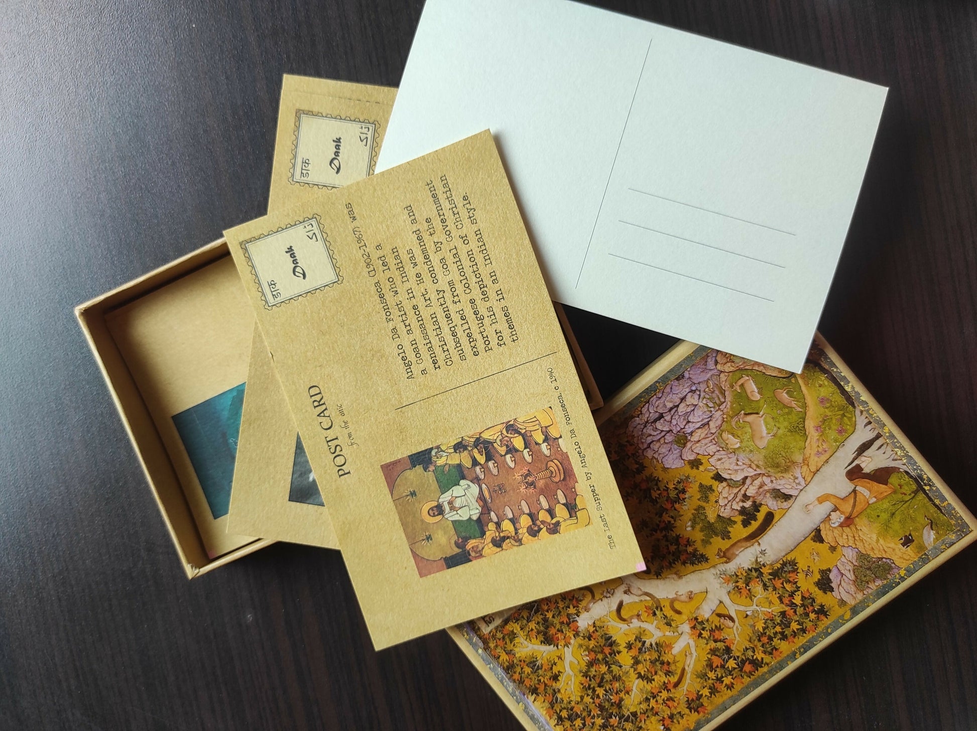 Hidden Gems Postcard box From The Subcontinent