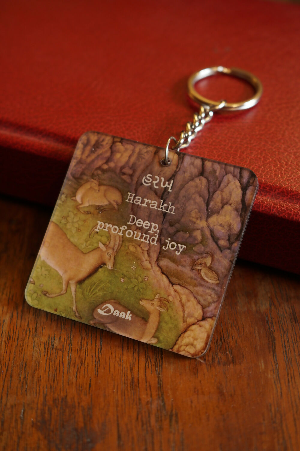 Harakh (Deep, Profound Joy)-Daak Keychain