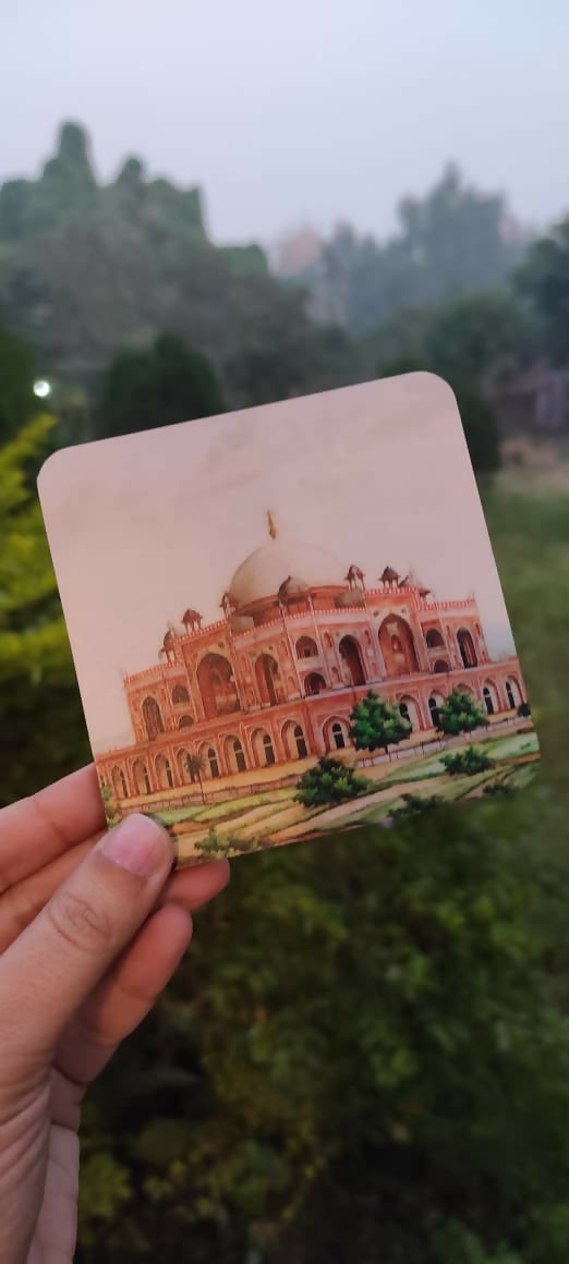The Delhi Monuments - Daak Coaster set of 4