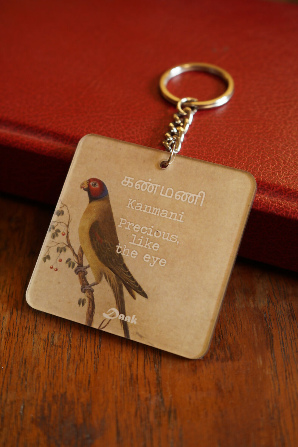 Kanmani (Precious, like the eye)-Daak Keychain