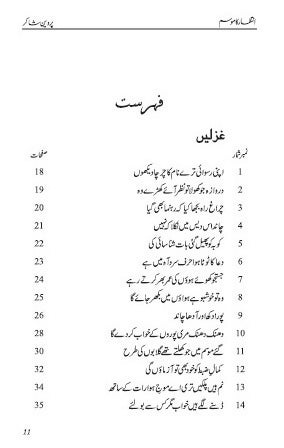 Intizar ka Mausam Urdu