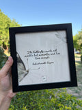 Rabindranath Tagore Quote Frame