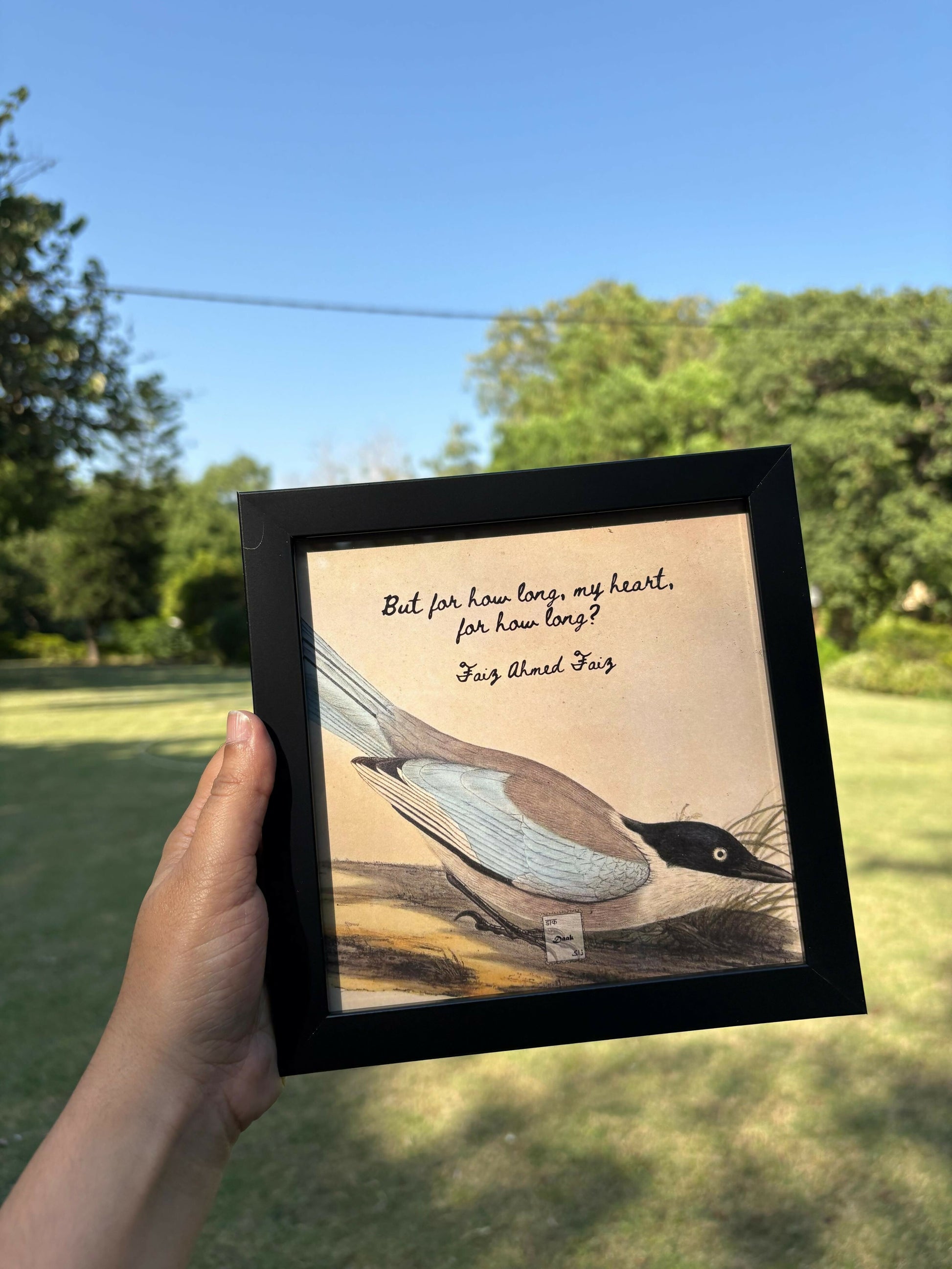 Faiz Ahmad Faiz Quote Frame