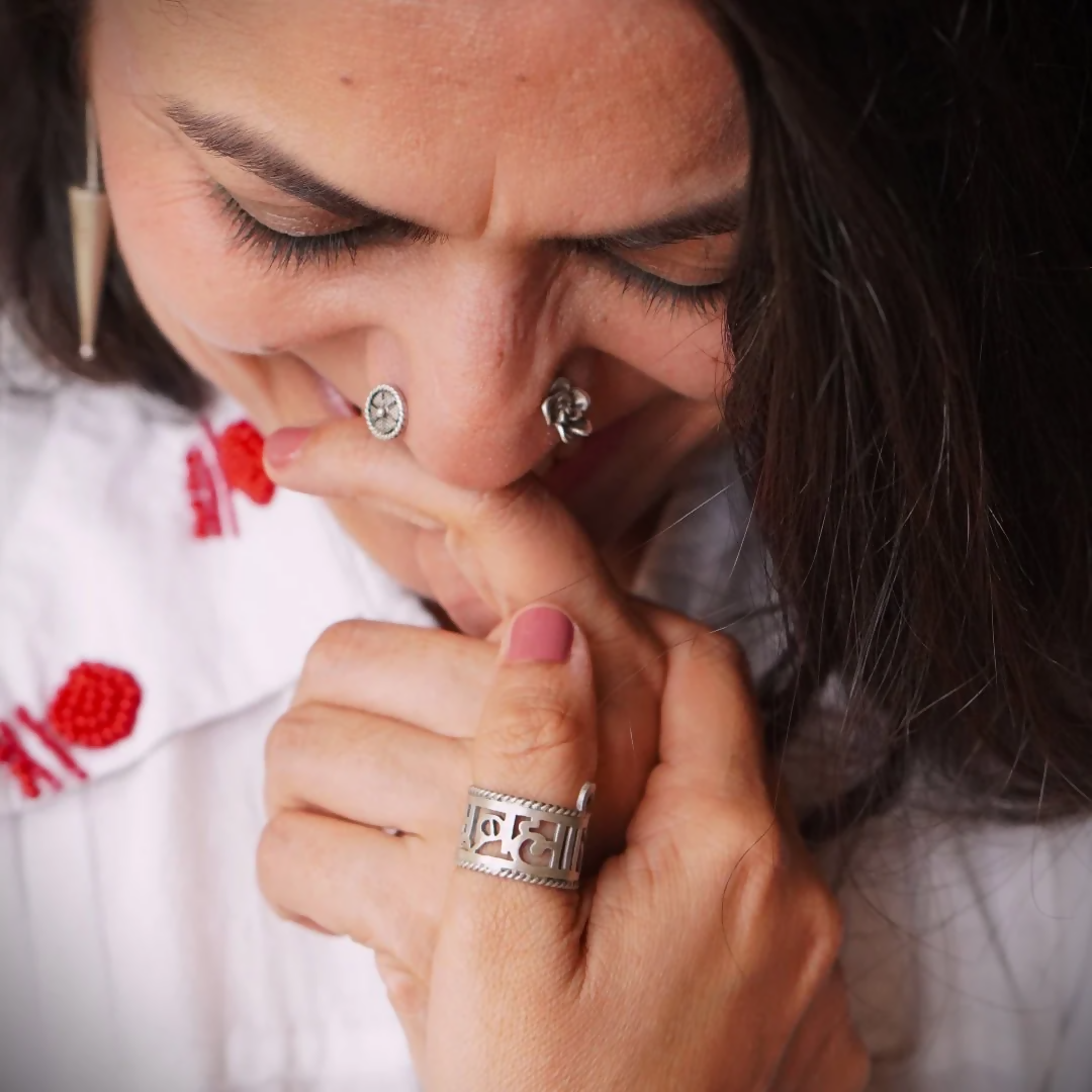 Aham Brahamasmi Thumb Ring