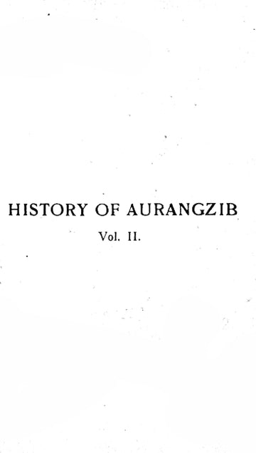 History of Aurangzib