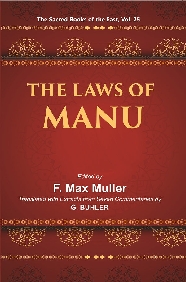 The Sacred Books of the East (THE LAWS OF MANU) Volume 25th