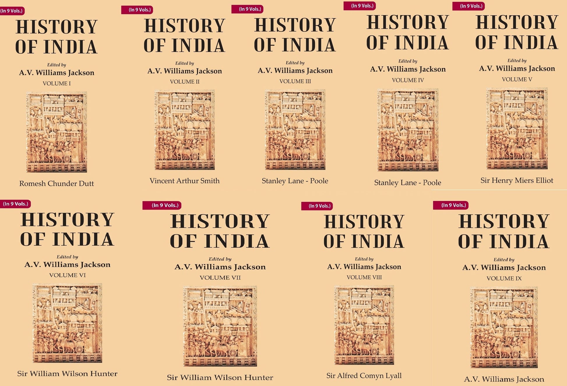 History of India Volume In 9 Vol.
