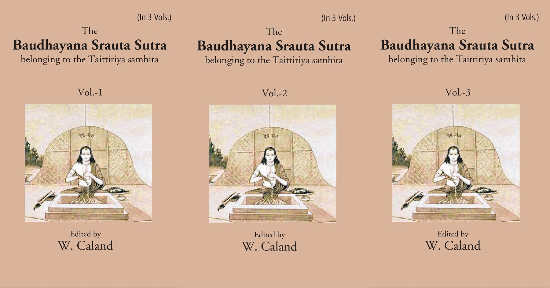 The Baudhayana Srauta Sutra Volume 3 Vols. Set
