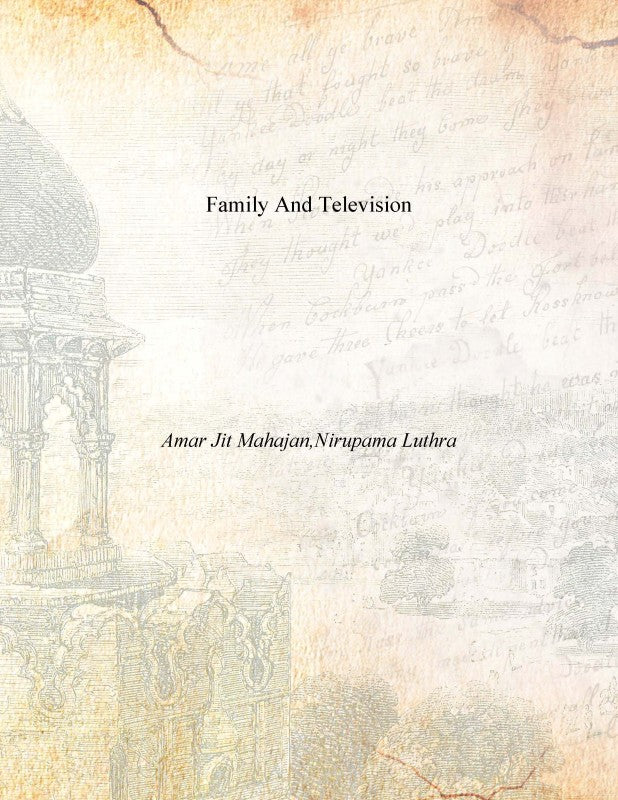 Family and Television [Hardcover]