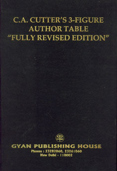 C.A. Cutter's 3-Figure Author Table "Fully Revised Edition" [Hardcover]
