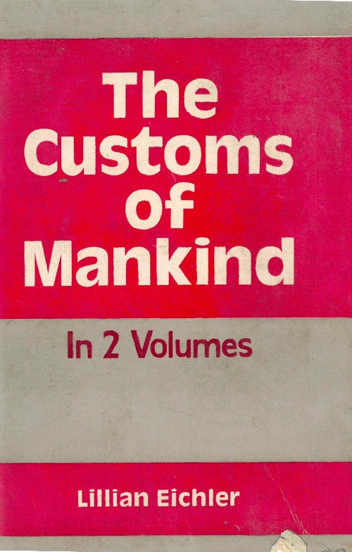 The Customs of Mankind Volume 2 Vols. Set [Hardcover]