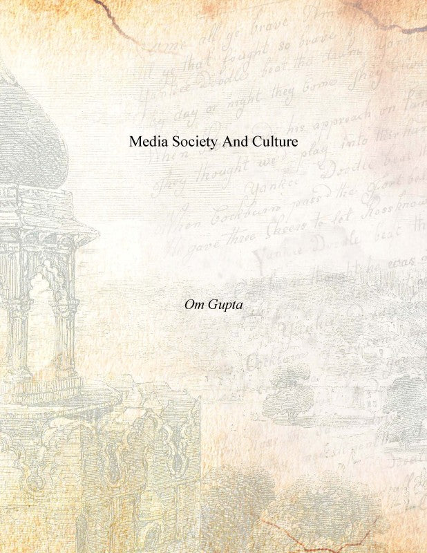 Media Society and Culture [Hardcover]