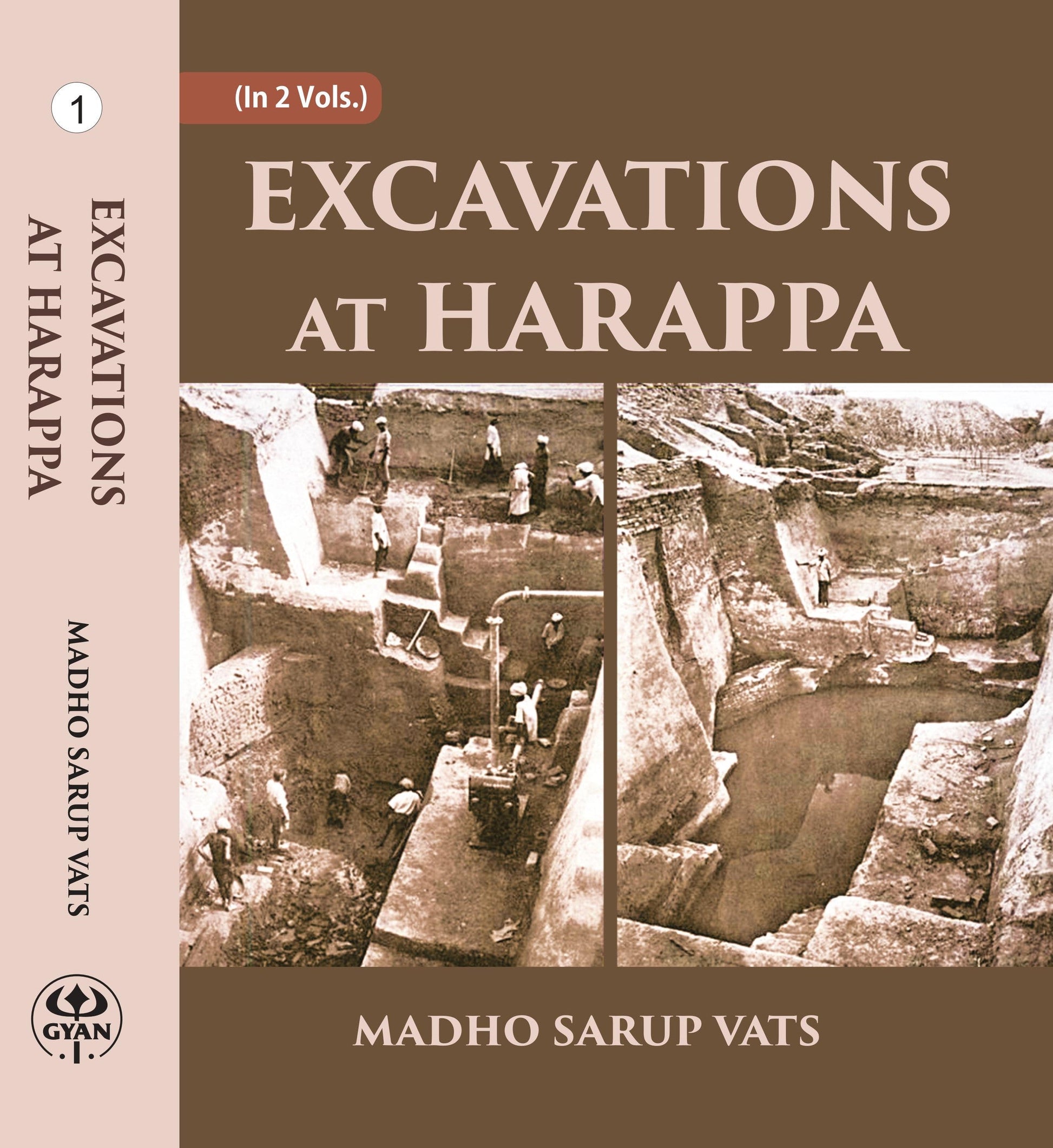 EXCAVATIONS AT HARAPPA Volume 1st