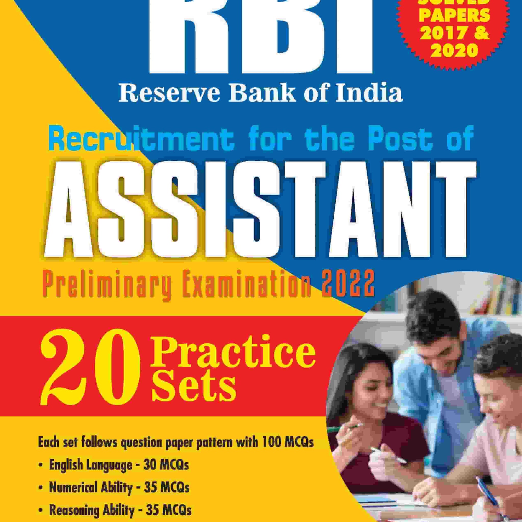 20 Practice Sets for RBI Assistant Preliminary Examination 2022