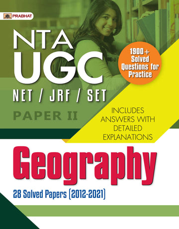 NTA UGC NET/JRF/SET Paper II Geography 28 Solved Papers (20122021)