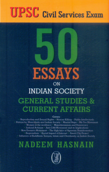 50 Essays on Indian Society General Studies & Current Affairs