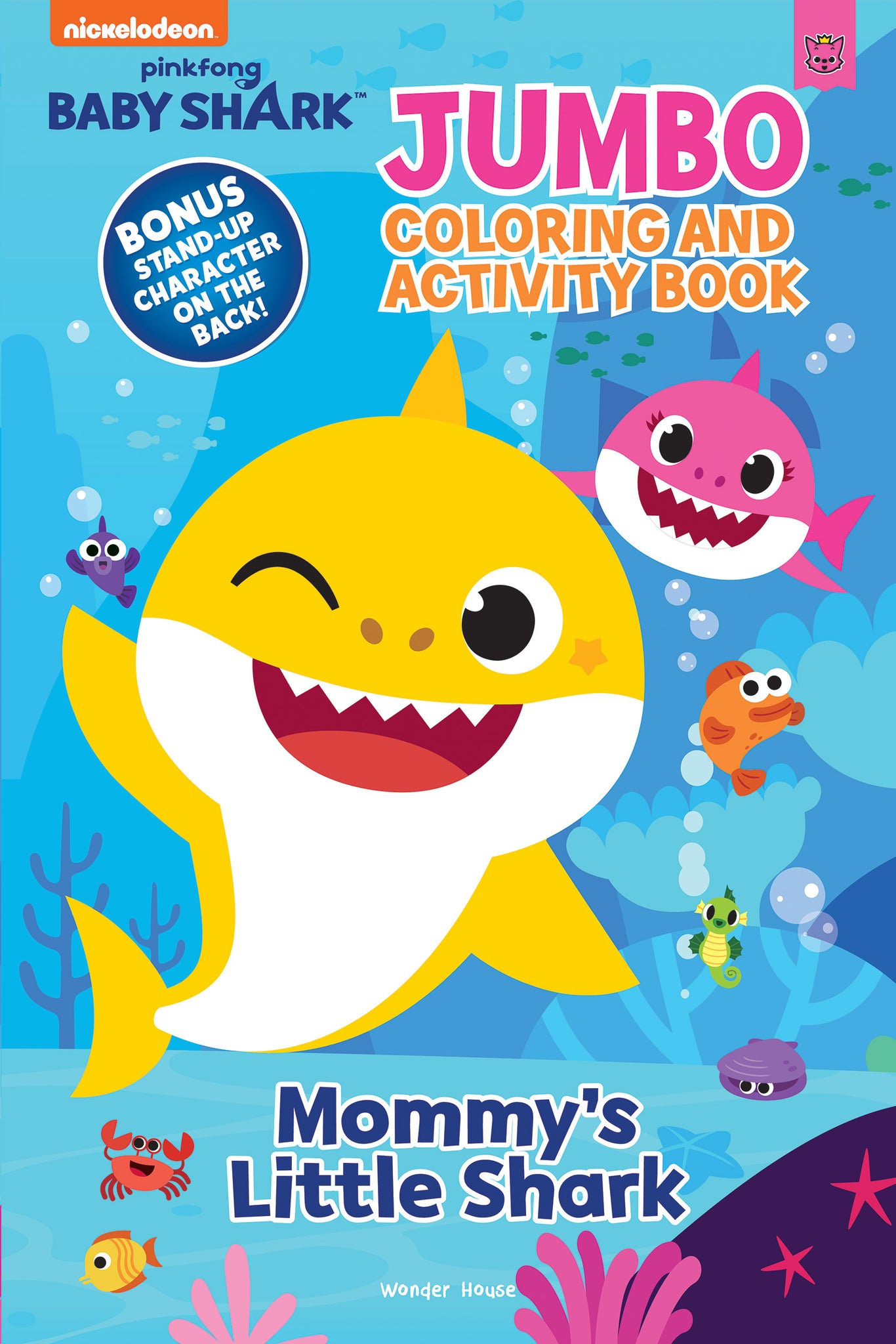 Pinkfong Baby Shark - Mommy's Little Shark : Jumbo Coloring and Activity Book