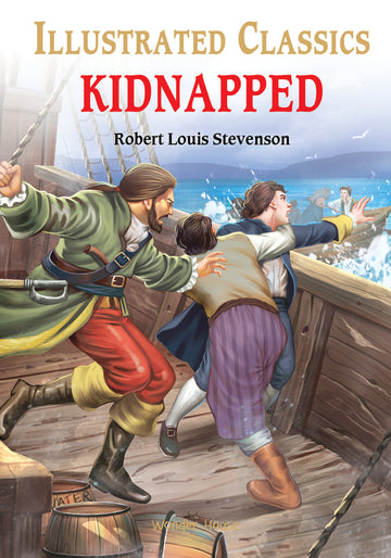 Kidnapped for Kids : Illustrated Abridged Children Classic English Novel with Review Questions