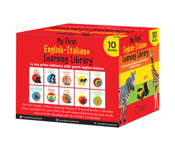 My First English-Italiano Learning Library (la mia prima biblioteca delle parole Inglese-Italiano) : Boxset of 10 English - Italian Board Books