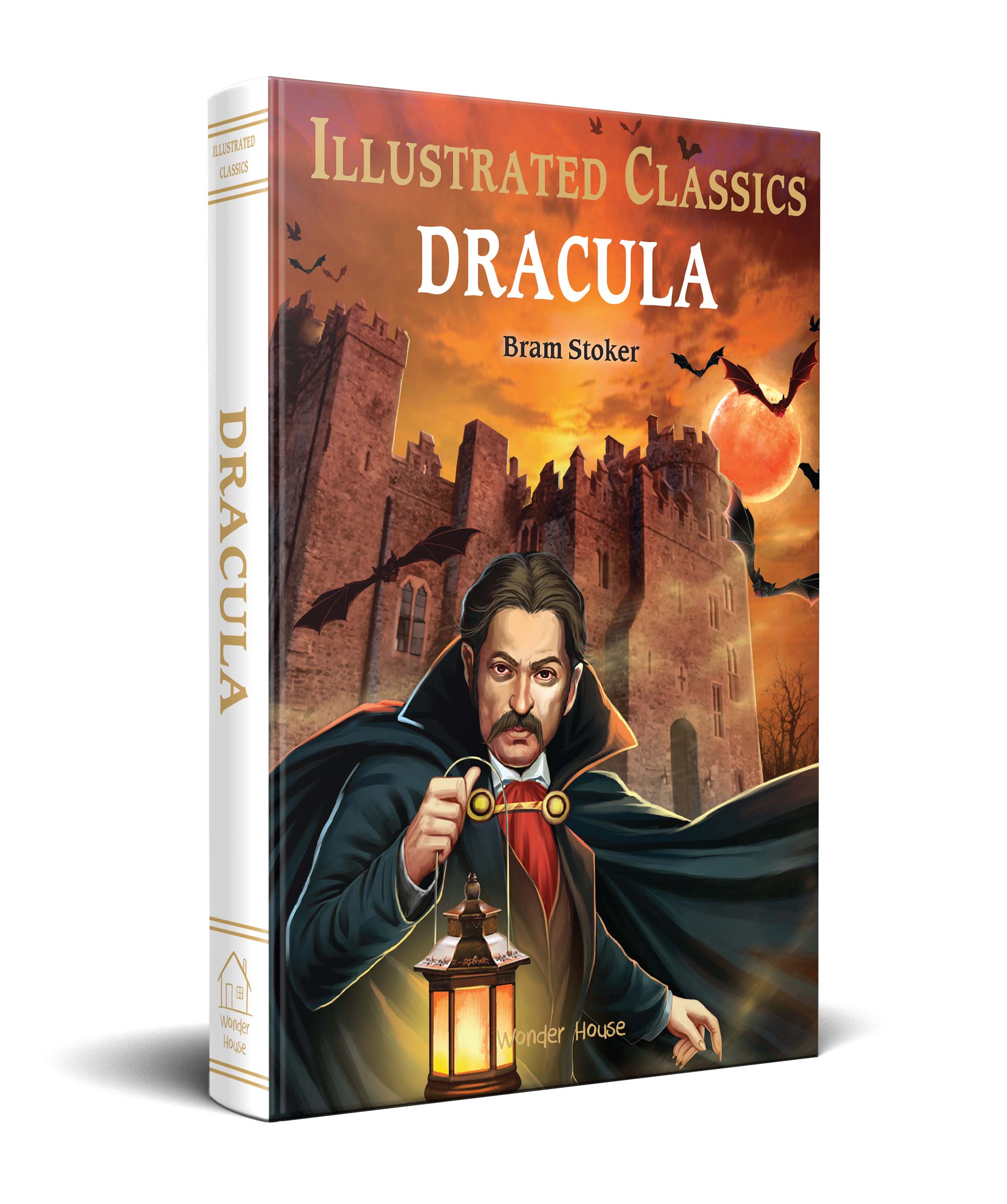 Online　Dracula　English　Review　Book　Children　(Hardback)　Classic　llustrated　Abridged　Questions　available　Novel　with　at
