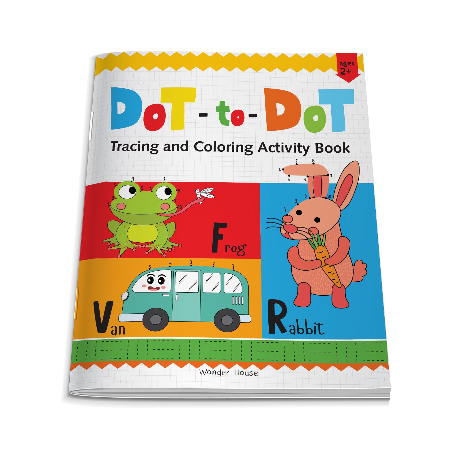 Preschool Activity Book: Dot-To-Dot - Tracing and Coloring Activity Book For Kids