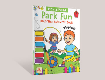 Pick and Paint Coloring Activity BookFor Kids: Park fun