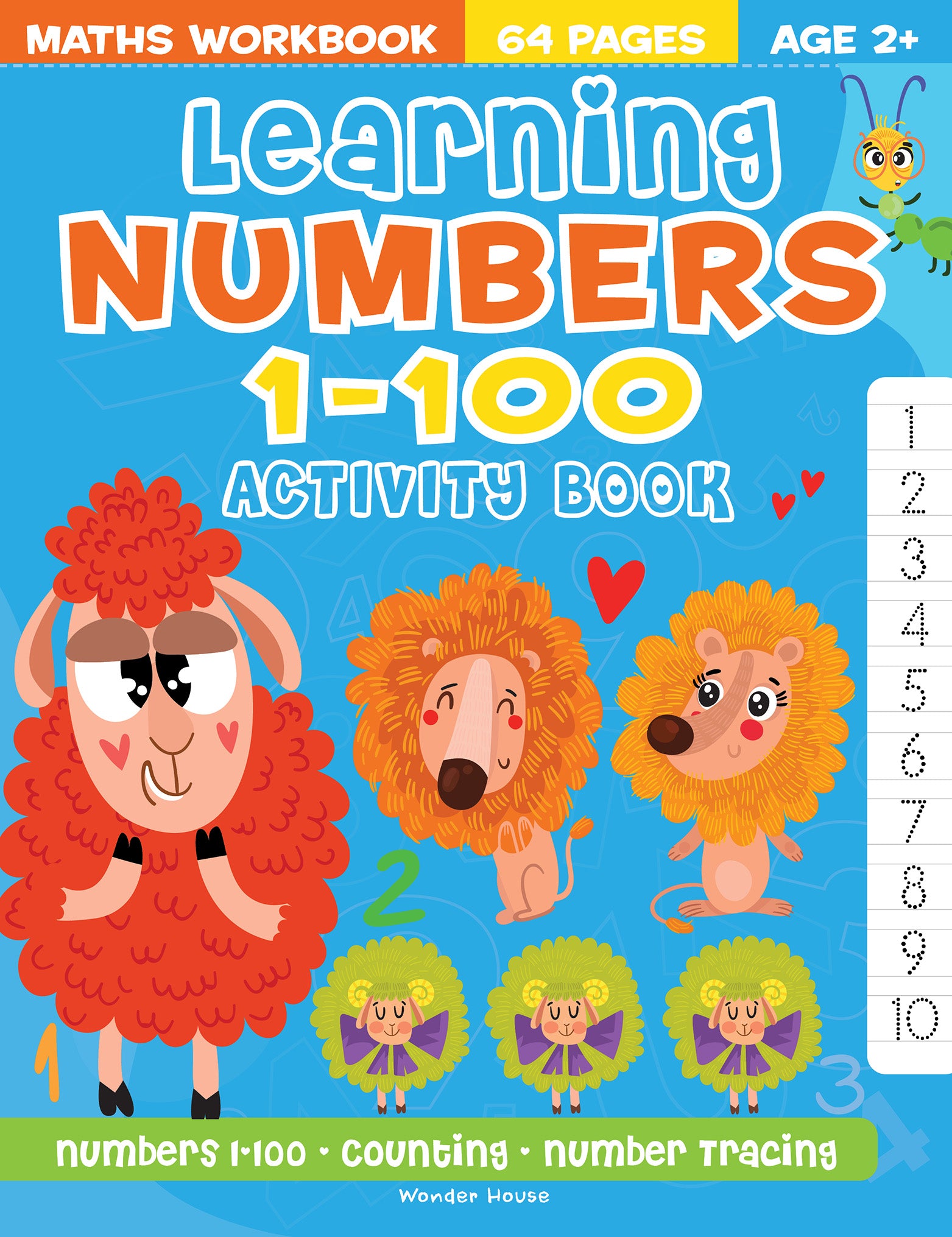 Learning Numbers 1-100 Activity Book: Fun Early Learning and Interactive Book for Children