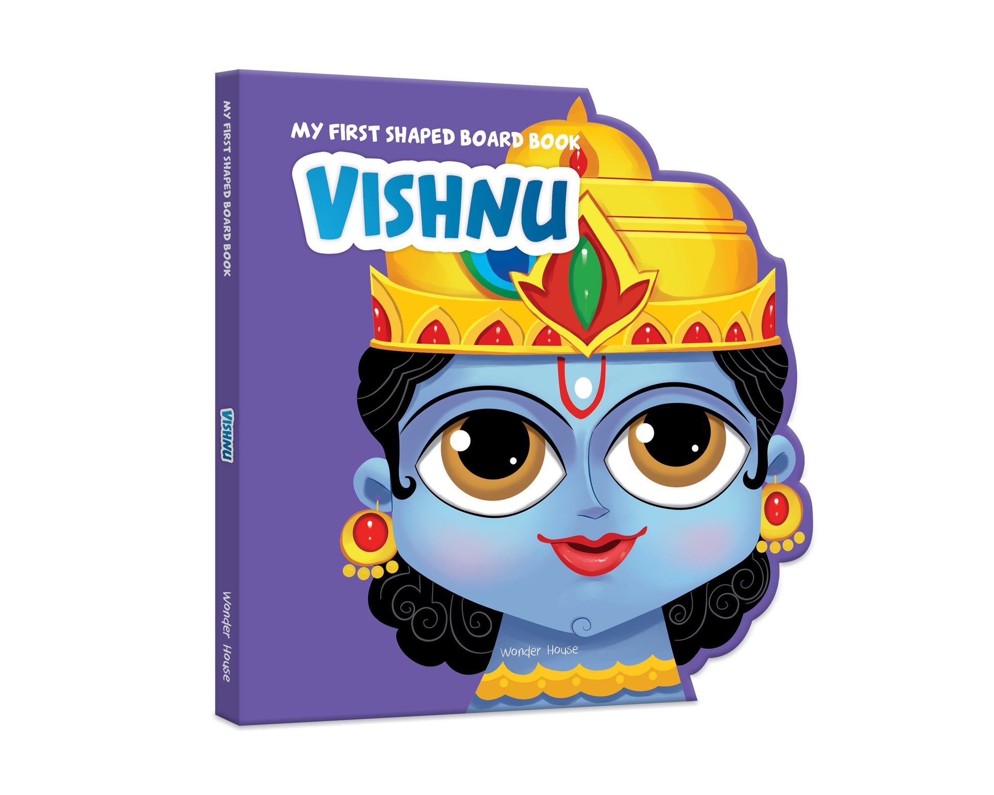 My First Shaped Board Book: Illustrated Vishnu Hindu Mythology Picture Book for Kids Age 2+ (Indian Gods and Goddesses)