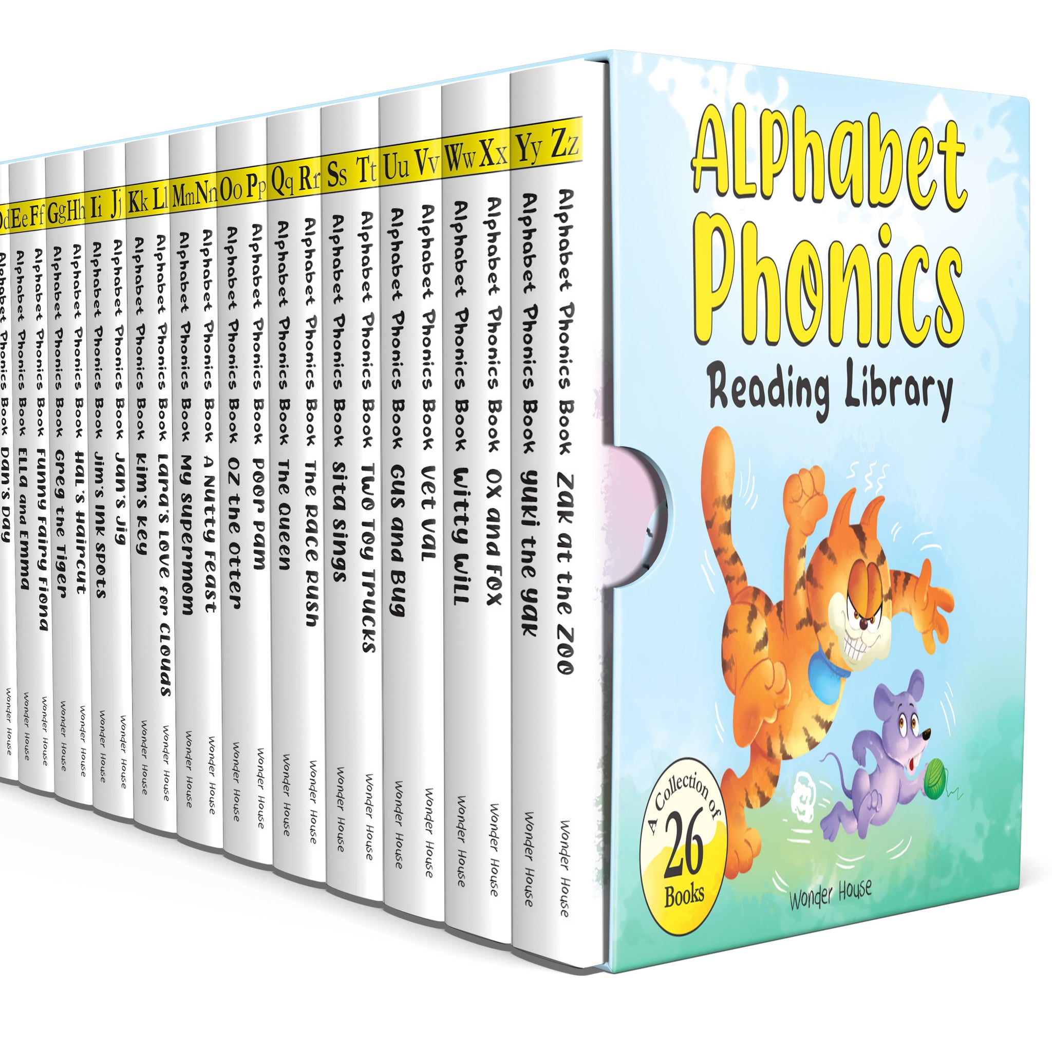 Alphabet Phonics - Reading Library For Children (Boxset of 26 books)