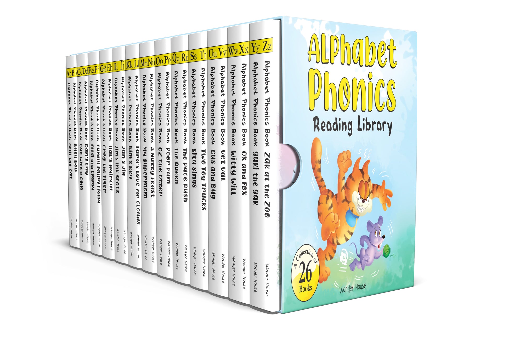 Alphabet Phonics - Reading Library For Children (Boxset of 26 books)